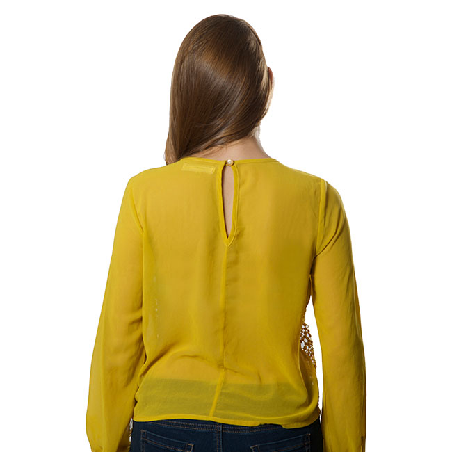 Blusa mostaza